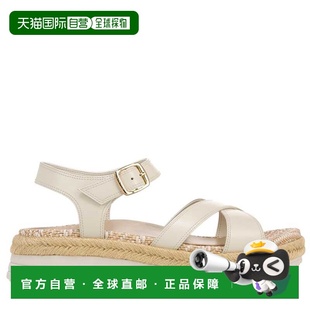 自营Vionic Mar Ankle Straps Heeled Sandal Cream White  I8675