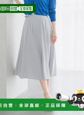 日本直邮MISCH MASCH 细丝带腰带阔摆裙 [MI1814EW063221] 裙子