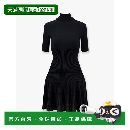 香港直邮alaia 女士 Crinoline 羊毛混纺短款连衣裙 AA9R2842K137