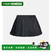 Blake 1h可退 褶裥牛仔迷你半身 Shop 女士 香港直邮The Frankie