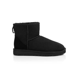 UGG|Classic Heritage 绒面革和羊毛经典迷你飞行员靴
