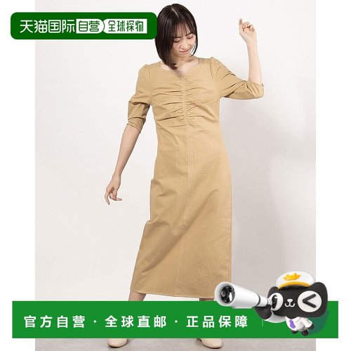 日本直邮Randa 褶皱设计连衣裙 RA041EW10872 连衣裙