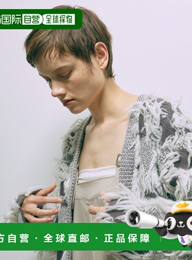 1h可退 日本直邮EN NEUME 女士流苏提花开衫 96011