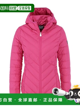 香港直邮EA7 Emporio Armani 徽标连帽羽绒服 8NTB28TNE1Z高端流