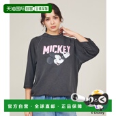 日本直邮GOOD 7分袖 ROCK 1h可退 SPEED 男女同款 T恤 胸前米奇印