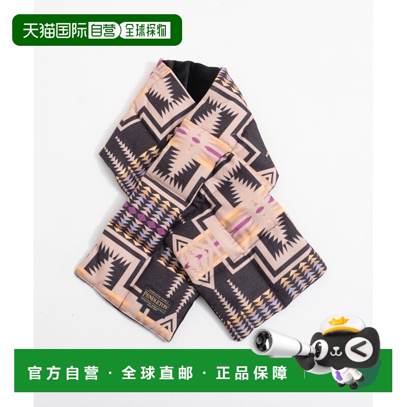 1h可退 日本直邮PENDLETON男女同款奥尔特加羽绒围巾 原创图案 小