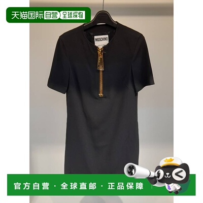 1h可退 香港直邮MOSCHINO 女士连衣裙 EJ047155251555 AW2025 黑