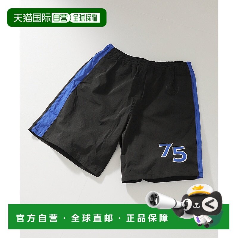 1h可退 日本直邮Paris Saint-Germain 75号刺绣涂鸦风格尼龙短裤