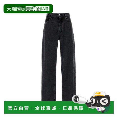 香港直邮Jil Sander 吉尔 桑达 女士 黑色牛仔裤 J03KA0346J45371