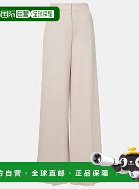 1h可退 香港直邮MaxMara 麦斯玛拉 女士 Corea 棉质羊毛针织阔腿