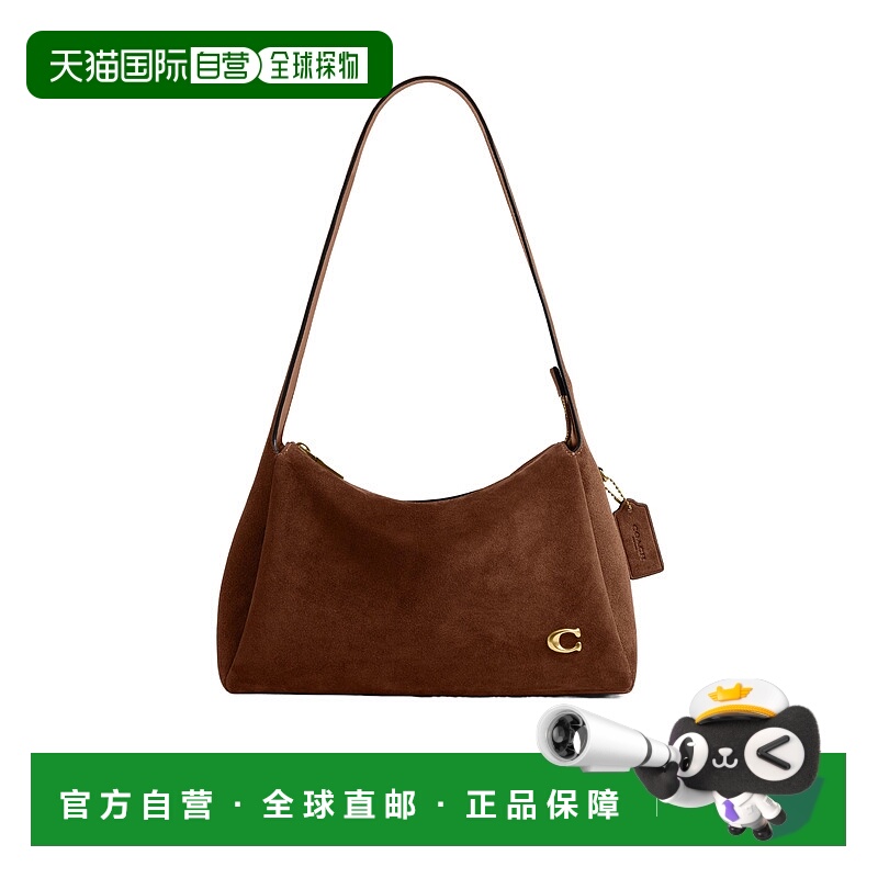 1h可退 香港直邮COACH 女士斜挎包 CDD06B4WBR AW2025 棕色 Lola