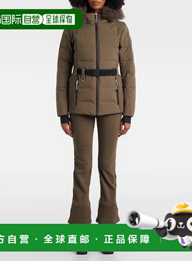 1h可退 香港直邮YVES SALOMON 女士 Doudoune 64cm belted down j