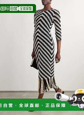 1h可退 香港直邮潮奢 ZIMMERMANN 女士 流苏钩编连衣裙 9760DSS24