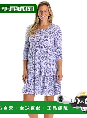 自营duffield laneThe Ashton Dress in Blue Basketweave - blue