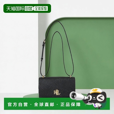 自营欧洲直邮RalphLauren拉夫劳伦 LaurenSophee 中号纹理皮革包