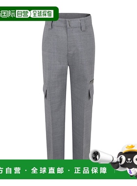 1h可退 香港直邮GIVENCHY 男童长裤 H30688A47 SS2025 灰色 直筒