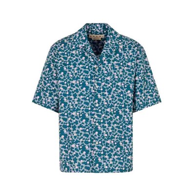 香港直邮MARNI 男士衬衫 UTC576CUMU0213A5VIB31 SS2026 蓝色