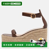 Rossi Merida Brown 自营Gianvito Braided Leather Espadrille