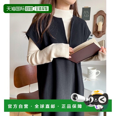 1h可退 日本直邮Classical Elf 女士侧开叉压缩针织长款连衣裙 轻