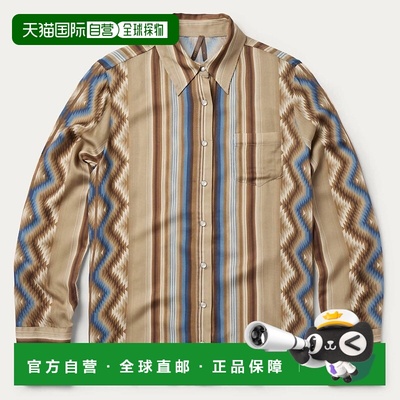 自营stetsonWomen's Serape Herringbone Shirt In Tan - tan 美