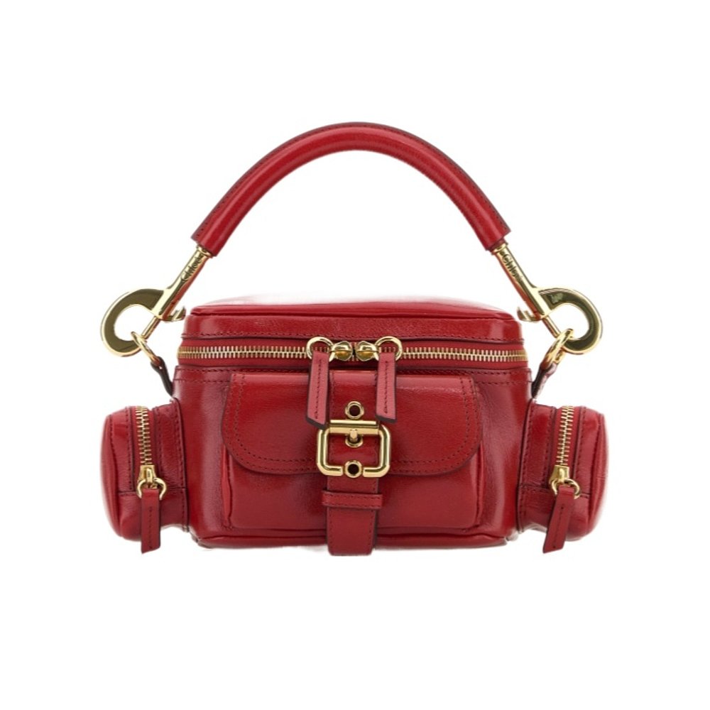 CHLOÉ 女士手提包 C24AS534N83636 SS2025 红色 拉链手提包