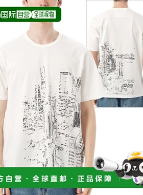 韩国直邮CP COMPANY 大都会系列丝光针织图案T恤 (18CLTS044A 006