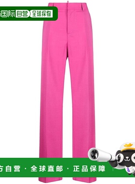 香港直邮DSQUARED2 女士休闲裤 S75KB0284S54411253 粉红色 高腰