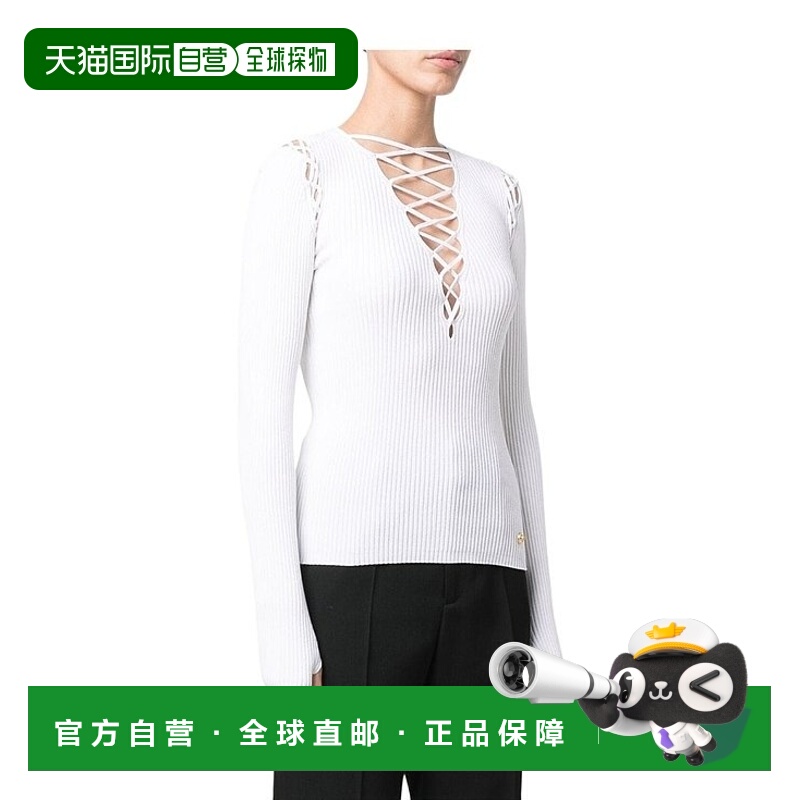 1h可退 香港直邮BALMAIN 女士针织毛衣 XF0KB015KB650FA长袖