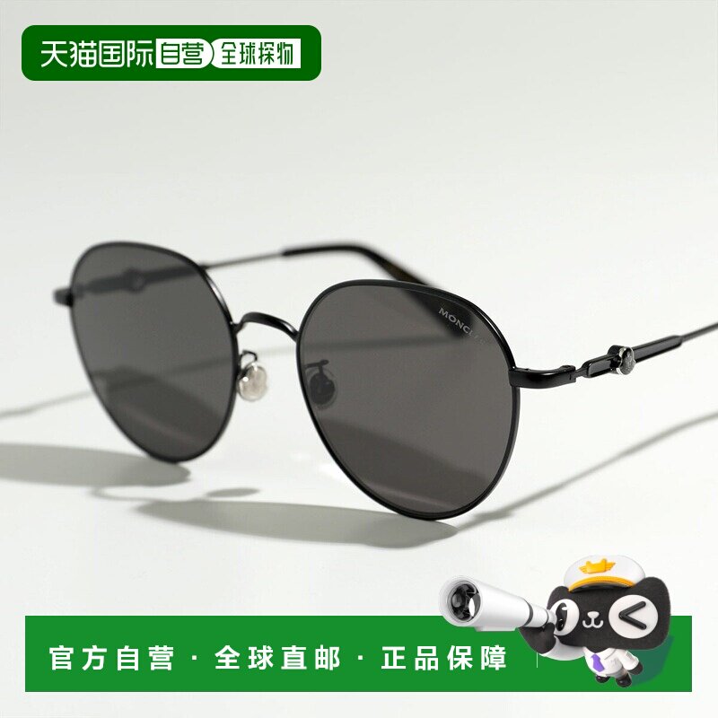 日本直邮Moncler 男士太阳镜 ML0236K 男士圆形彩色镜片标志眼镜
