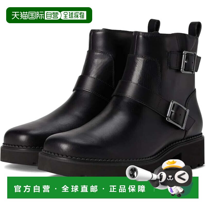 自营Women's Vionic Folsom Boots Black Leather Side-Zipper An图片