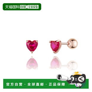 韩国直邮STONEHENGE 女士耳钉 SAG-24BA0A-S4RCG00 14k 单只