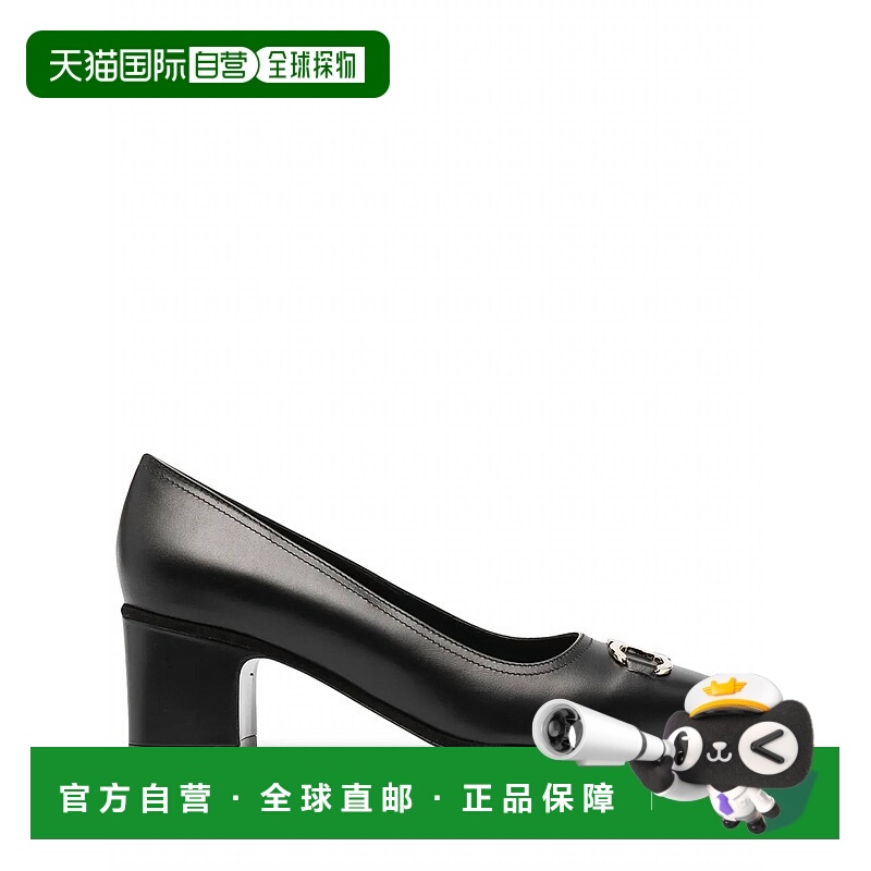 自营salvatore ferragamoWomen's Gancini Buckle Leather Pumps