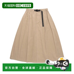 女款 复古新品 半身裙LE2504SR02BEa字裙 美式 韩国直邮LEE正品