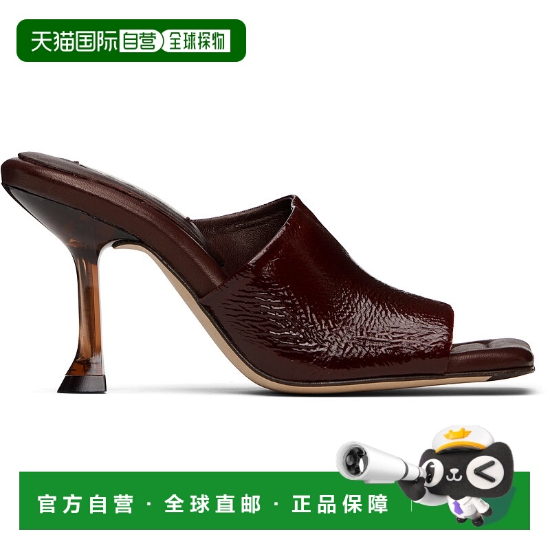 香港直邮潮奢 miista 女士 棕色 Miri 穆勒鞋 MI5414