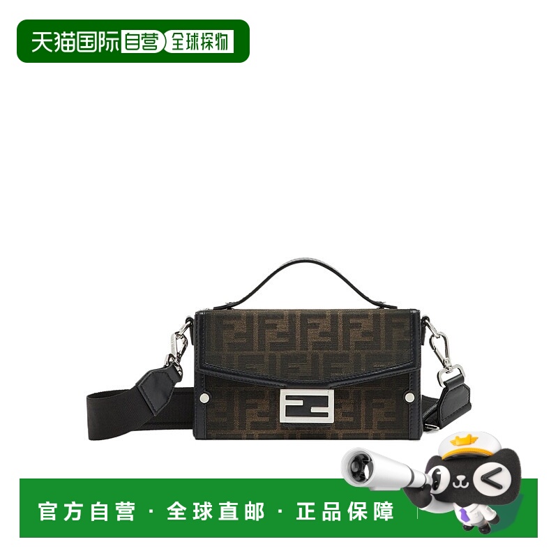 1h可退 香港直邮FENDI 男士斜挎包 7VA565APD8F0L3T单肩包手提包