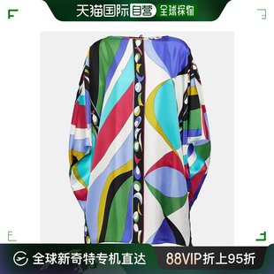 Emilio Pucci 璞琪 长 香港直邮潮奢 女士 印花真丝斜纹布土耳其式