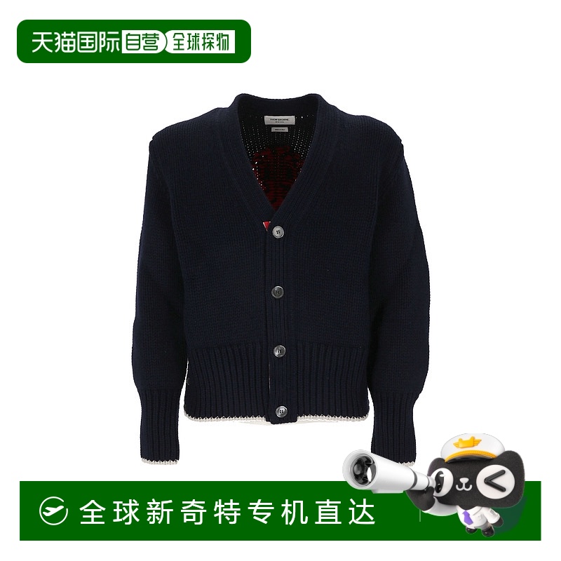 1h可退 香港直邮THOM BROWNE 男士针织毛衣 MKC425AY2007415 AW20