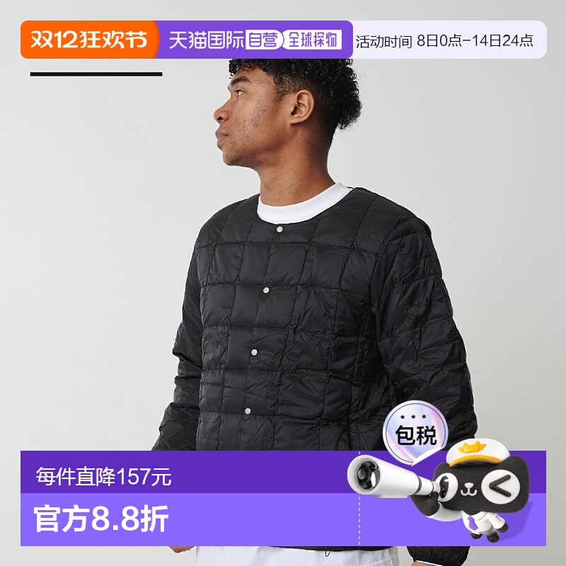 日本直邮TAION内羽绒服外套男女纽扣防寒休闲纽扣羽绒服 104