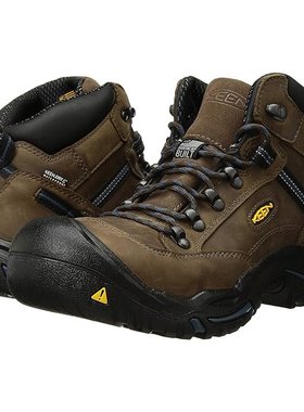 潮奢 keen 男士 Braddock Mid AL 防水靴子(Steel Toe)