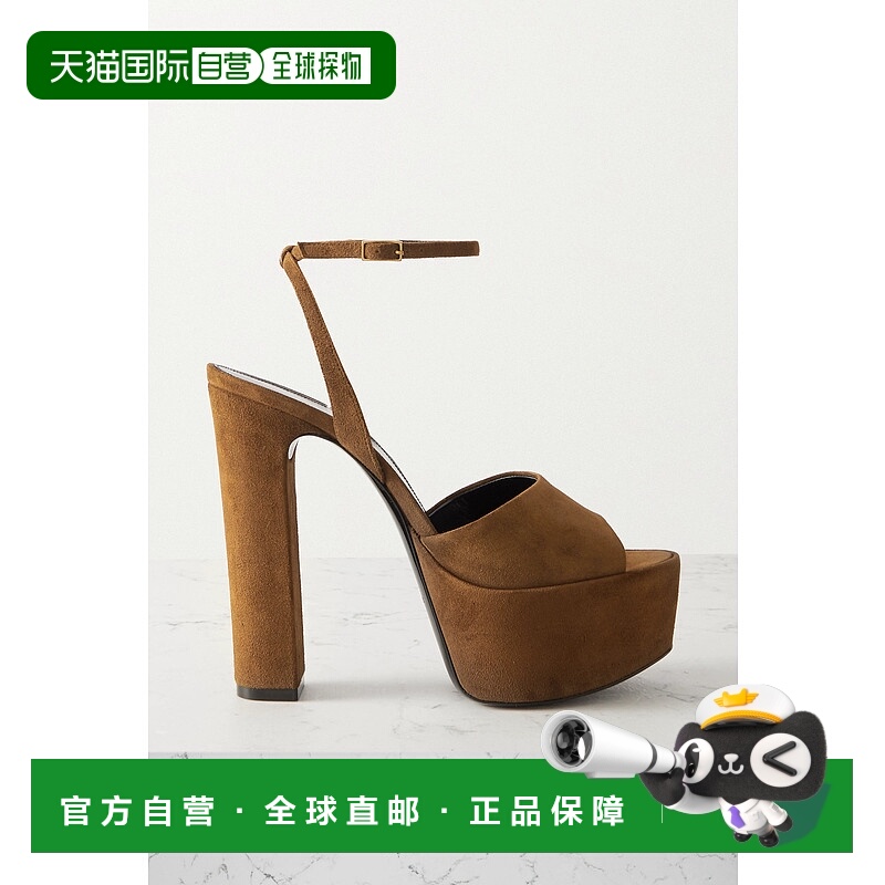 1h可退 香港直邮Saint Laurent 圣罗兰 女士 JODIE 厚底高跟凉鞋