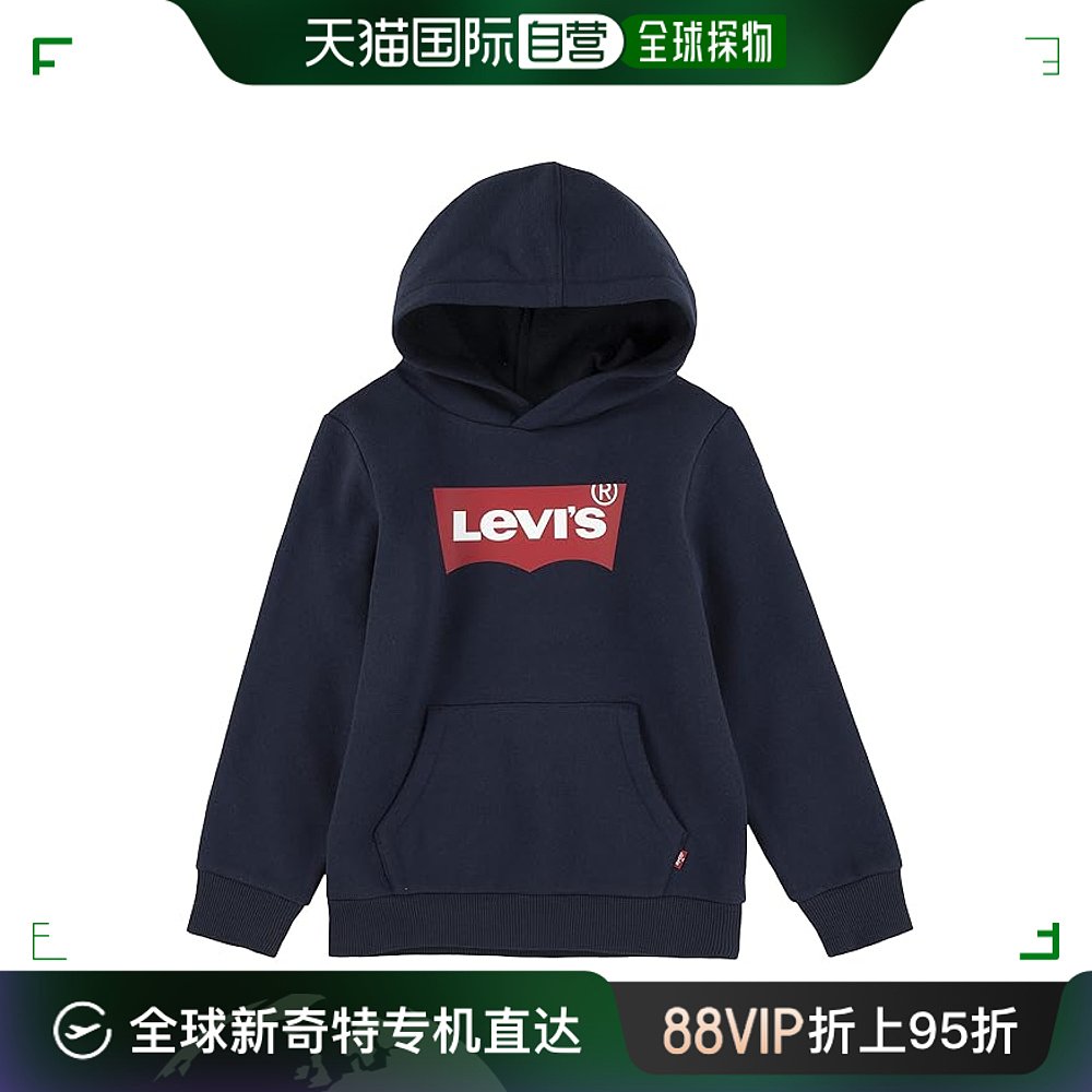 香港直邮潮奢 Levi'S 李维斯 男童 蝙蝠袖套头衫连帽衫(小童)童装