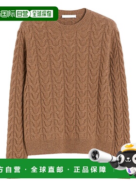 香港直邮MAX MARA 女士针织衫 ARAMIS002 AW2025 棕色 MAGLIA