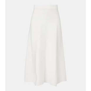 MaxMara crêpe 麦斯玛拉 Lazio 中长半身裙 女士 潮奢