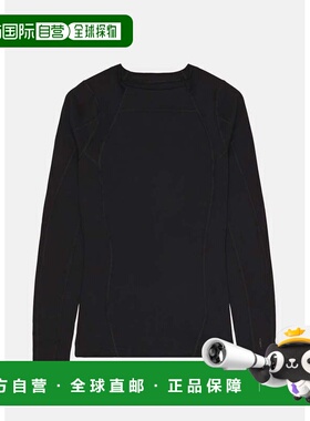 Black Men's Long-Sleeve Top