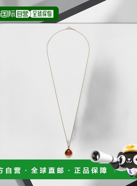 日本直邮日潮 agete 阿卡朵K10琥珀/钻石项链链子