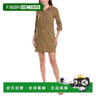 自营 Michael Stars Pilar亚麻连衣裙-棕色 美国奥莱直发