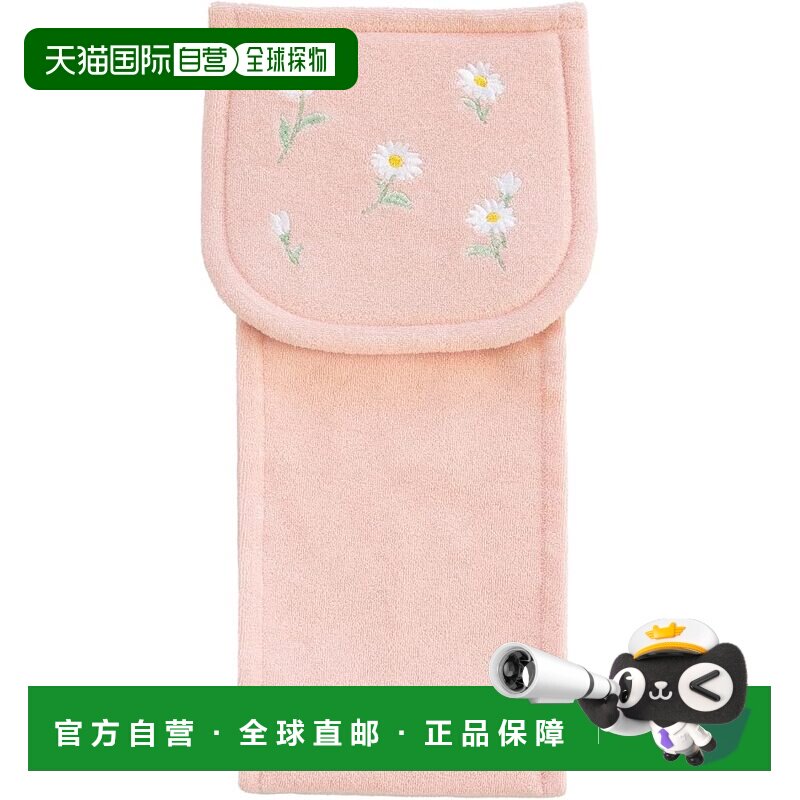 【日本直邮】OKA Fleur Blanc花卉卫生纸卷纸架罩 粉色