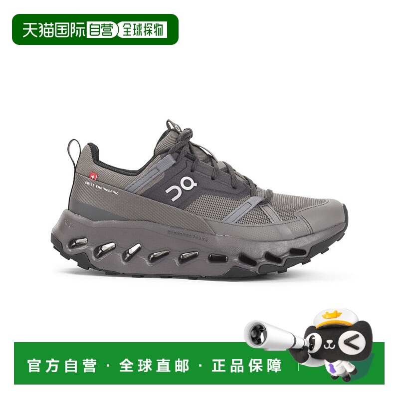 自营on云灰色纺织运动鞋-灰色 美国奥莱直发昂跑