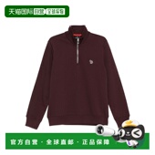 香港直邮Paul 男士 Smith 1h可退 保罗 史密斯 酒红色毛线衫 M2R1