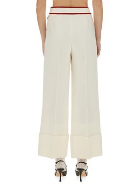 VALENTINO 女士休闲裤 7B3RB6541CFAS0 SS2025 白色